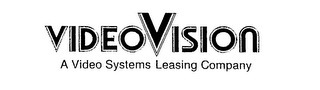 VIDEOVISION A VIDEO SYSTEMS LEASING COMPANY logo