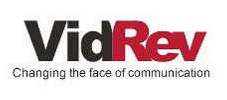 VIDREV CHANGING THE FACE OF COMMUNICATION logo