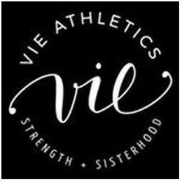 VIE ATHLETICS VIE STRENGTH SISTERHOOD logo