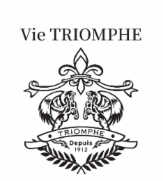 VIE TRIOMPHE TRIOMPHE DEPUIS 1912 logo
