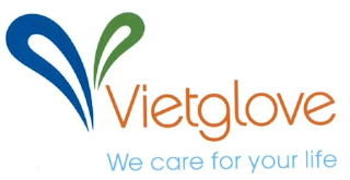 VIETGLOVE WE CARE FOR YOUR LIFE logo