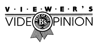 VIEWER'S VIDEOPINION BEST OF THE B'S logo