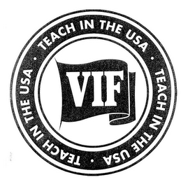 VIF · TEACH IN THE USA · TEACH IN THE USA · TEACH IN THE USA logo