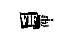 VIF VISITING INTERNATIONAL FACULTY PROGRAM logo