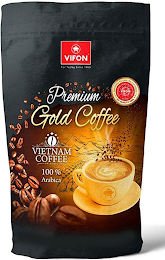 VIFON FOR TODAY SINCE 1963 PREMIUM GOLD COFFEE VIETNAM COFFEE 100% ARABICA logo