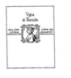 VIGNA DI FONTALLE ANTICA FATTORIA DI S.ANDREA DI NICCOLO MACHIAVELLI (1469 - 1527) NICOLAUS MACHIAVELLUS logo