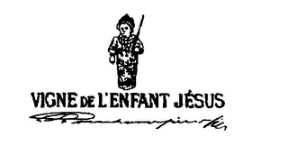 VIGNE DE L' ENFANT JESUS logo
