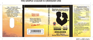 VIGOR-100 STAMINA 100% NATURAL HERBAL DIETARY SUPPLEMENT logo