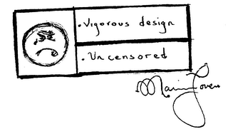 VIGOROUS DESIGN UNCENSORED MAURICE LOVE logo
