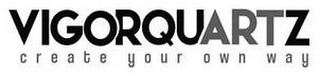 VIGORQUARTZ CREATE YOUR OWN WAY logo