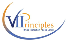 VII PRINCIPLES BRAND PROTECTION & FOOD SAFETY logo