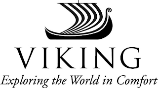 VIKING EXPLORING THE WORLD IN COMFORT logo