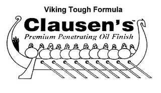 VIKING TOUGH FORMULA CLAUSEN'S PREMIUM PENETRATING OIL FINISH logo