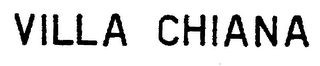 VILLA CHIANA logo