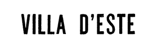 VILLA D'ESTE logo