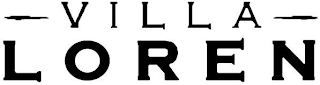 VILLA LOREN logo