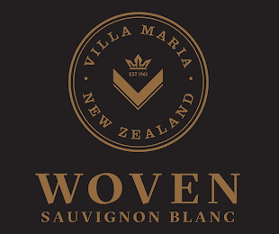 VILLA MARIA NEW ZEALAND EST 1961 WOVEN SAUVIGNON BLANC logo