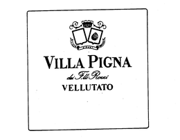 VILLA PIGNA DEI F.LLI ROZZI VELLUTATO VINUM BIBANT HOMINES logo
