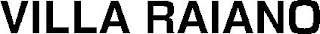 VILLA RAIANO logo