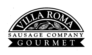VILLA ROMA SAUSAGE COMPANY GOURMET logo