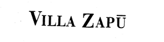 VILLA ZAPU logo