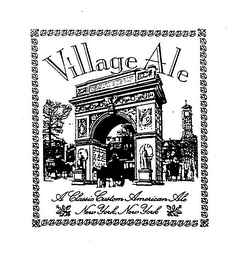 VILLAGE ALE A CLASSIC CUSTOM AMERICAN ALE NEW YORK, NEW YORK logo