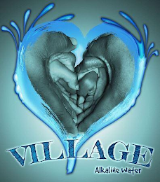 VILLAGE ALKALINE WATER logo