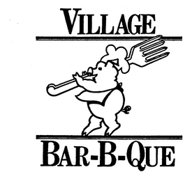VILLAGE BAR-B-QUE logo