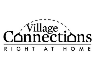 VILLAGE CONNECTIONS RIGHT AT HOME logo