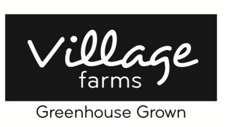 VILLAGE FARMS GREENHOUSE GROWN logo