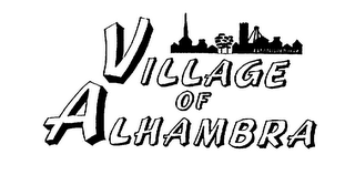 VILLAGE OF ALHAMBRA ESTABLISHED 1849 logo