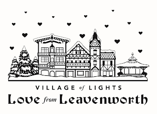 VILLAGE OF LIGHTS LOVE FROM LEAVENWORTH logo