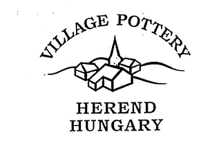 VILLAGE POTTERY HEREND HUNGARY logo