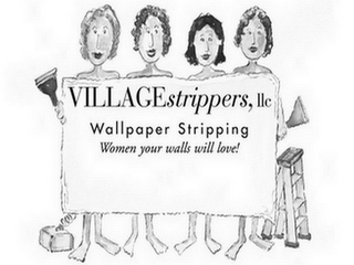 VILLAGE STRIPPERS, LLC WALLPAPER STRIPPING WOMEN YOUR WALLS WILL LOVE! logo