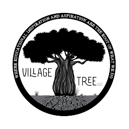 VILLAGE TREE LLC WHERE EDUCATIONAL INSPIRATION ASPIRATION ARE THE ROOT OF WHAT WE DO logo