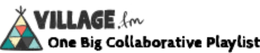 VILLAGE.FM ONE BIG COLLABORATIVE PLAYLIST logo
