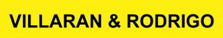 VILLARAN & RODRIGO logo