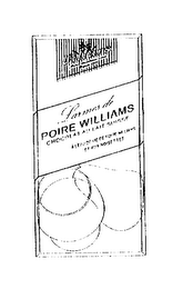 VILLARS LARMES DE POIRE WILLIAMS CHOCOLAT AU LAIT SUISSE A L'EAU DE VIE DE POIRE WILLIAMS ET AUX NOISETTES MAITRE CHOCOLATIER SUISSE DEPUIS 1901 logo
