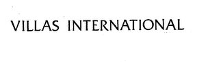 VILLAS INTERNATIONAL logo