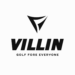 VILLIN GOLF FORE EVERYONE logo