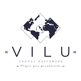 VILU TRAVEL DESIGNERS VIAJES QUE PRESUMIRÁS logo