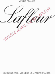VIN DE FRANCE LAFLEUR, SOCIÉTÉ AGRICOLE DE LAFLEUR GUINAUDEAU . VIGNERONS . PROPRIÉTAIRES logo
