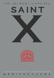 VIN DE MEDITERRANEE SAINT X INDICATION GEOGRAPHIQUE PROTEGEE MEDITERRANEE logo