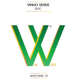 VIN VERT VINHO VERDE DOC WHITE WINE .15 logo