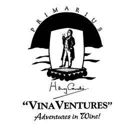 "VINA VENTURES" ADVENTURES IN WINE! PRIMARIUS HENRY CAVALIER logo