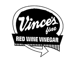 VINCE'S FINE RED WINE VINEGAR logo