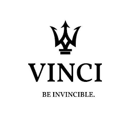 VINCI BE INVINCIBLE. logo