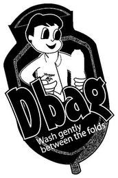 VINEGAR D BAG WASH GENTLY BETWEEN THE FOLDS logo