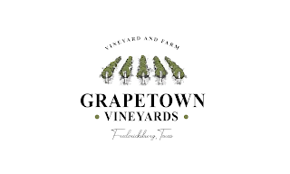 VINEYARD AND FARM GRAPETOWN VINEYARDS FREDERICKSBURG TEXAS logo
