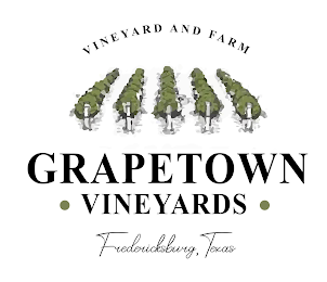 VINEYARD AND FARM GRAPETOWN ·  VINEYARDS · FREDERICKSBURG TEXAS logo